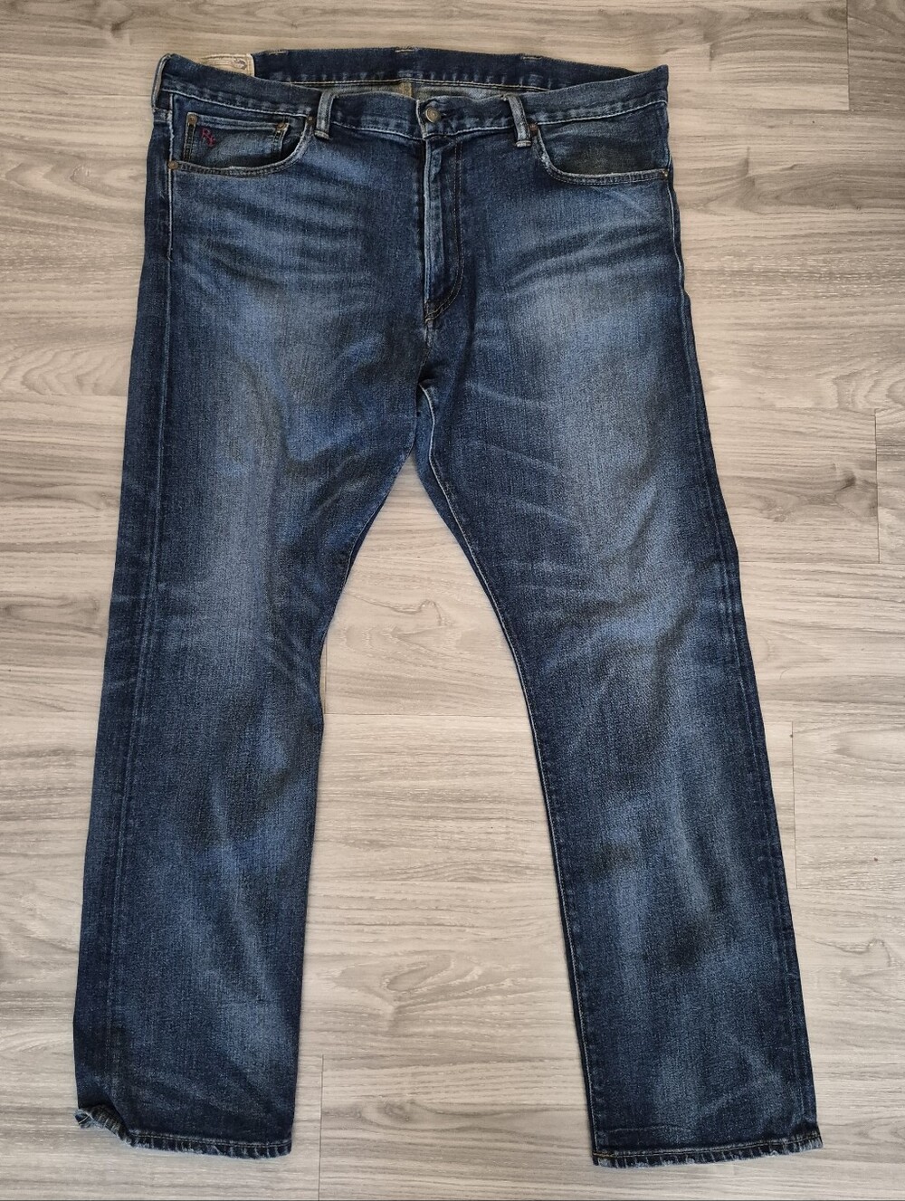 Ralph Lauren Men's Dark Blue Straight-Leg Jeans